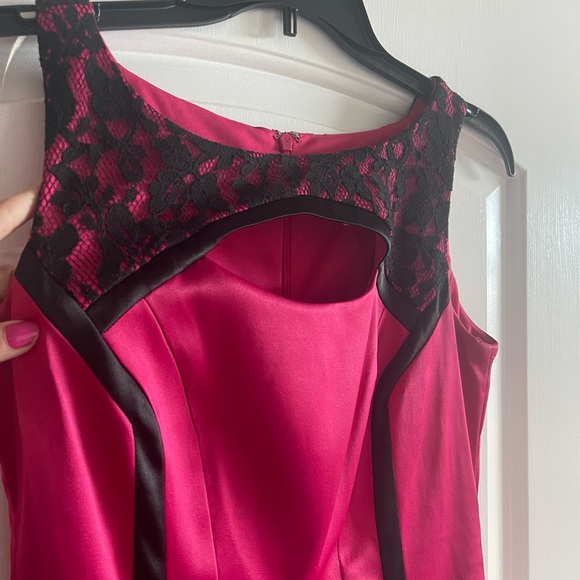 Pink Satin Dress - Picture 3 of 6